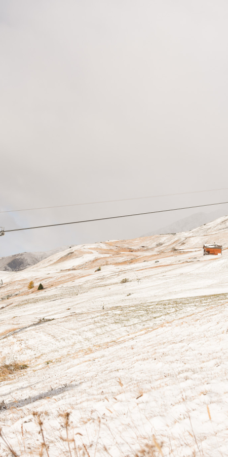 Herbst Schnee
