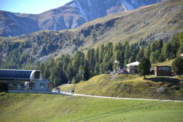 Restaurant Prümaran Prui auf Motta Naluns