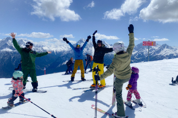 Ski Snowboard Familie